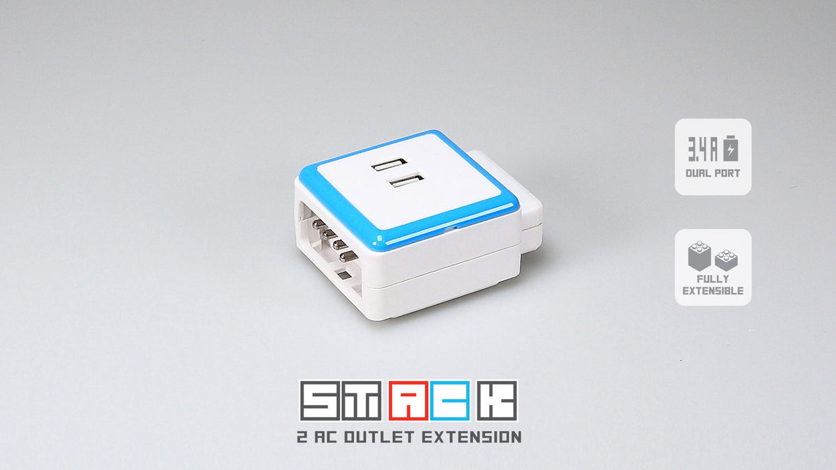 STACK DUAL USB Charging Module 3.4A - Adapter - OneAdaptr